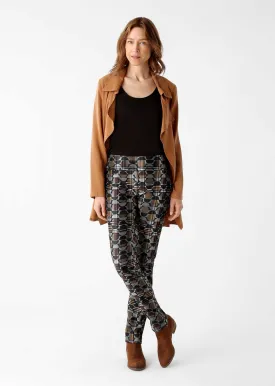 Amal Print 31" Slim Pant