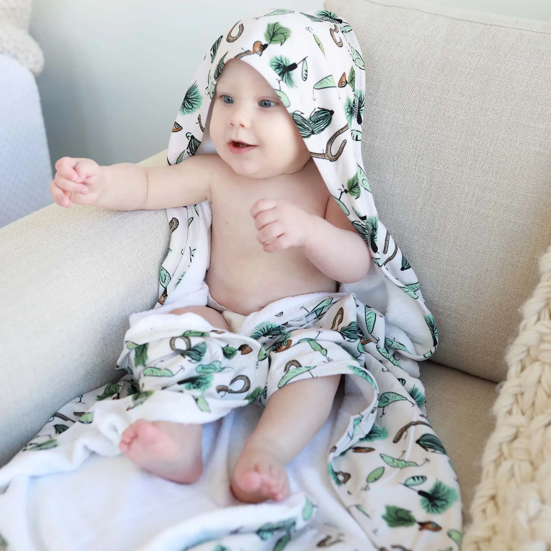 Baby Bamboo Hooded Towels