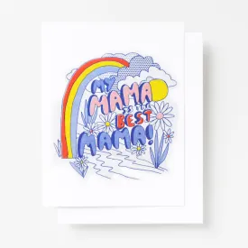 Best Mom - Risograph Card