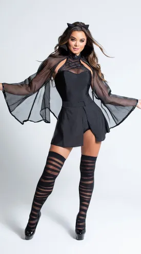 Black Magic Bat Costume