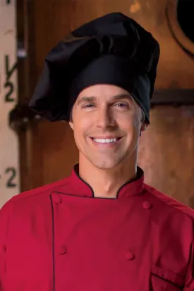 Black Twill Chef Hat