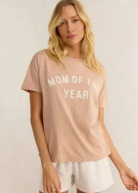 Boyfriend Mom Of The Year Tee - Birch