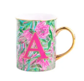 Ceramic Initial Mug by Lilly Pulitzer