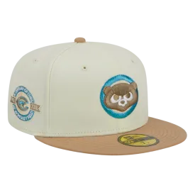 Chicago Cubs City Icon New Era Cream/Tan 59FIFTY Fitted Hat