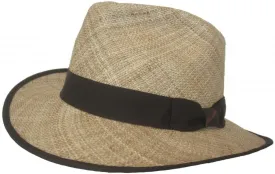 Christys Calvin Bao Straw Big Brim Safari Fedora