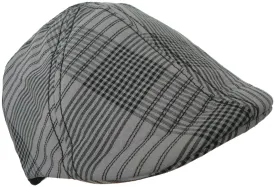 Dickies Plaid Reversible 6 Panel Cap 100% Cotton Duckbill Scally Pub Hat Newsboy