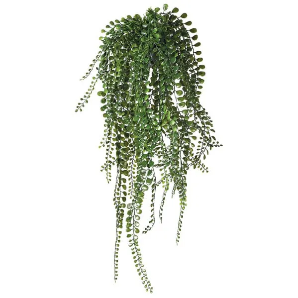 Faux Hanging Pea Leaf Plant