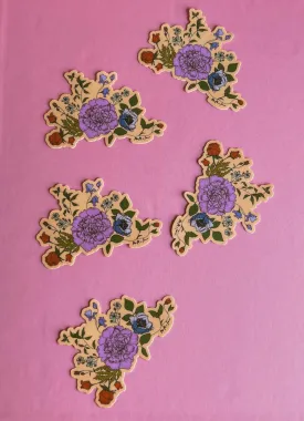 Floral Design Sticker