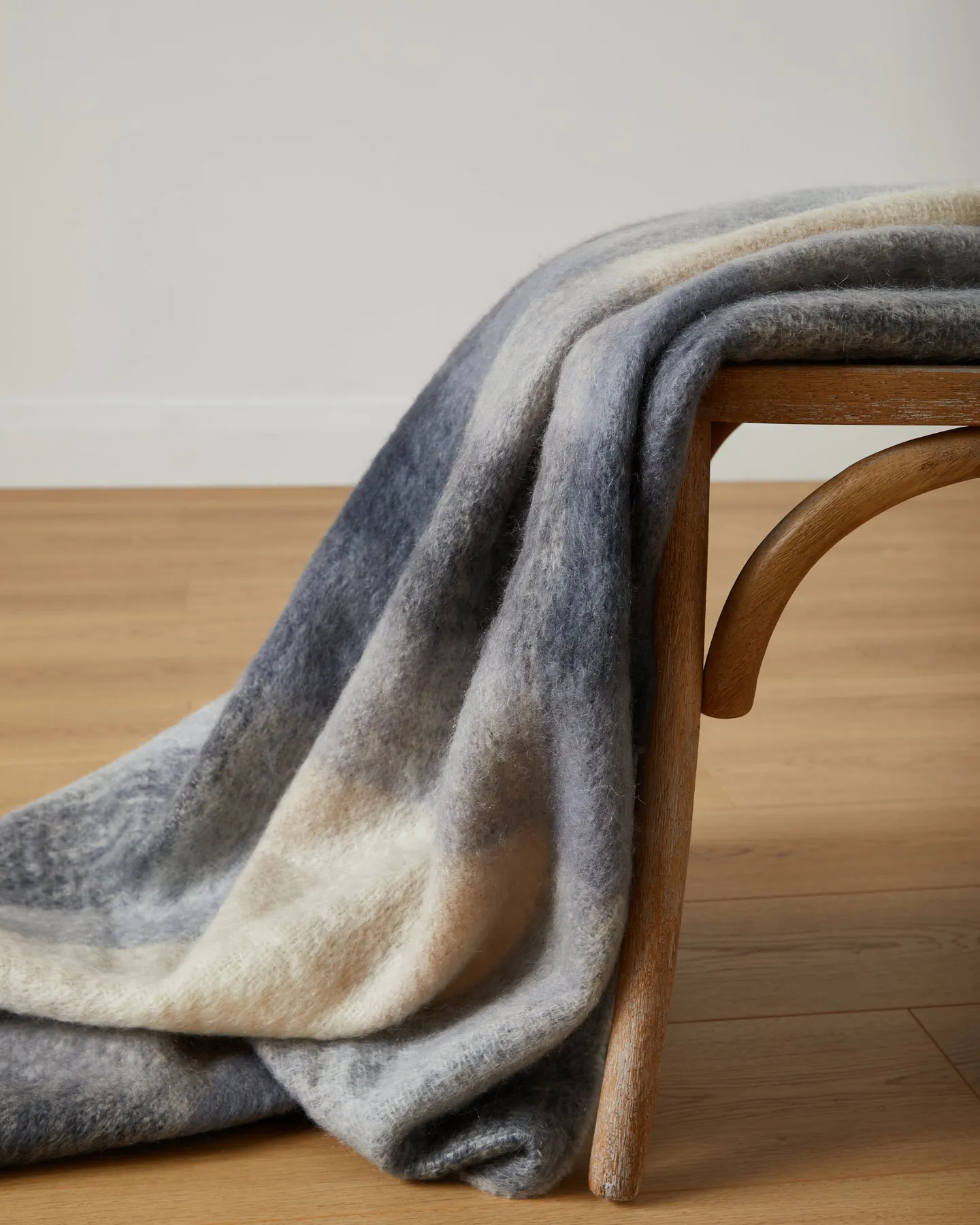 Foxford Classic Check Mohair Throw