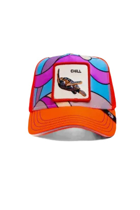 Goorin Bros Color-Changing Trucker Hat - 2 Crush 2 Furious {Chill} - Orange