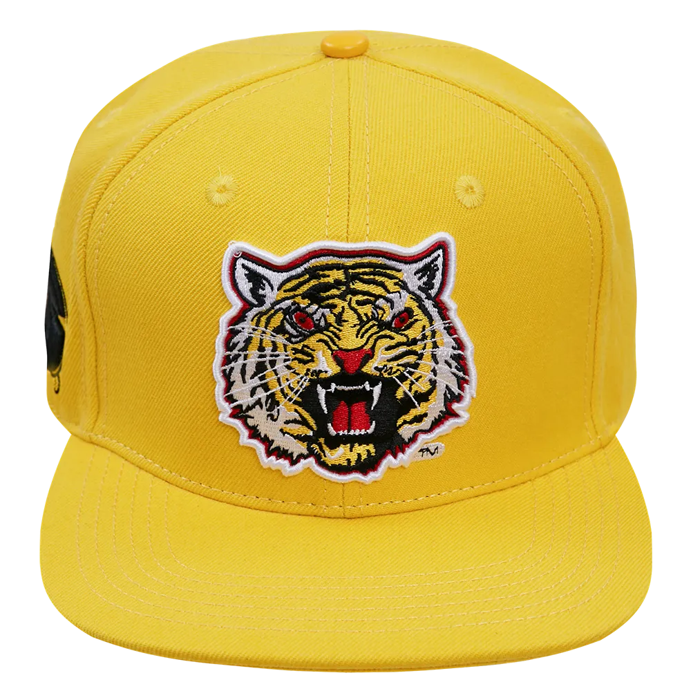 GRAMBLING STATE UNIVERSITY CLASSIC UNISEX WOOL SNAPBACK HAT (YELLOW)