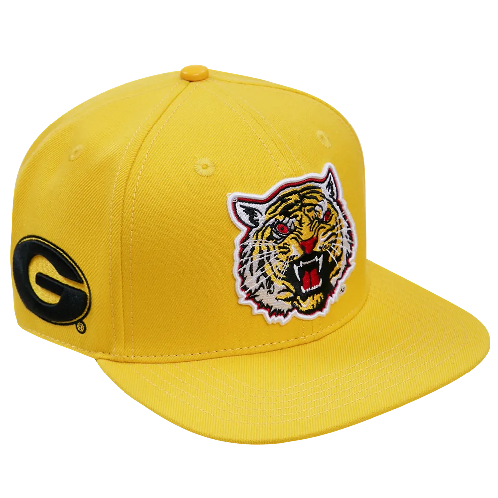 GRAMBLING STATE UNIVERSITY CLASSIC UNISEX WOOL SNAPBACK HAT (YELLOW)