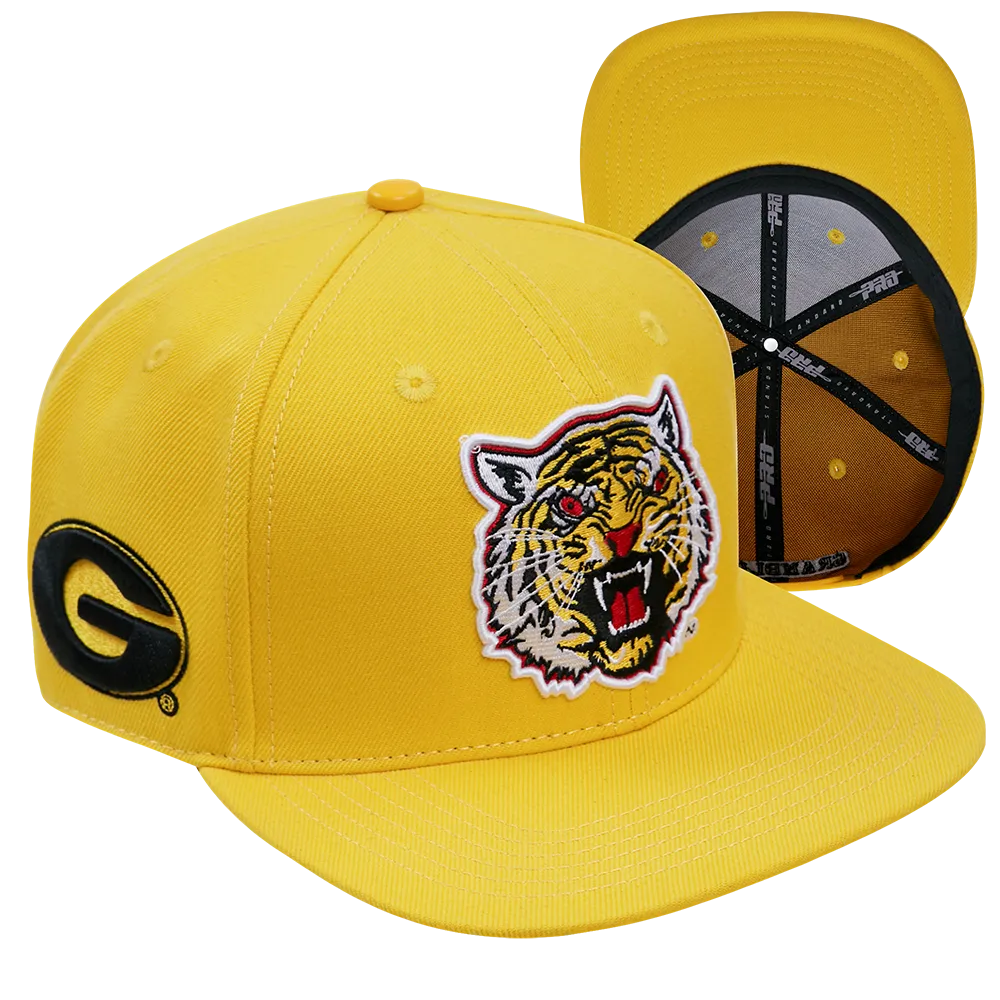 GRAMBLING STATE UNIVERSITY CLASSIC UNISEX WOOL SNAPBACK HAT (YELLOW)