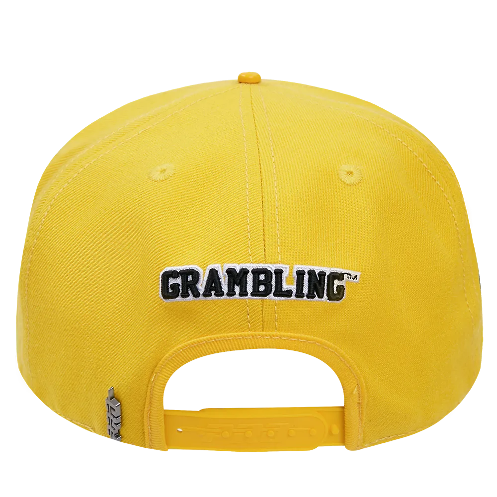 GRAMBLING STATE UNIVERSITY CLASSIC UNISEX WOOL SNAPBACK HAT (YELLOW)