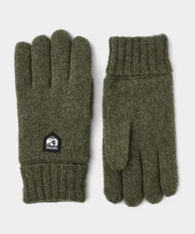 Hestra Basic Wool Glove in Olive