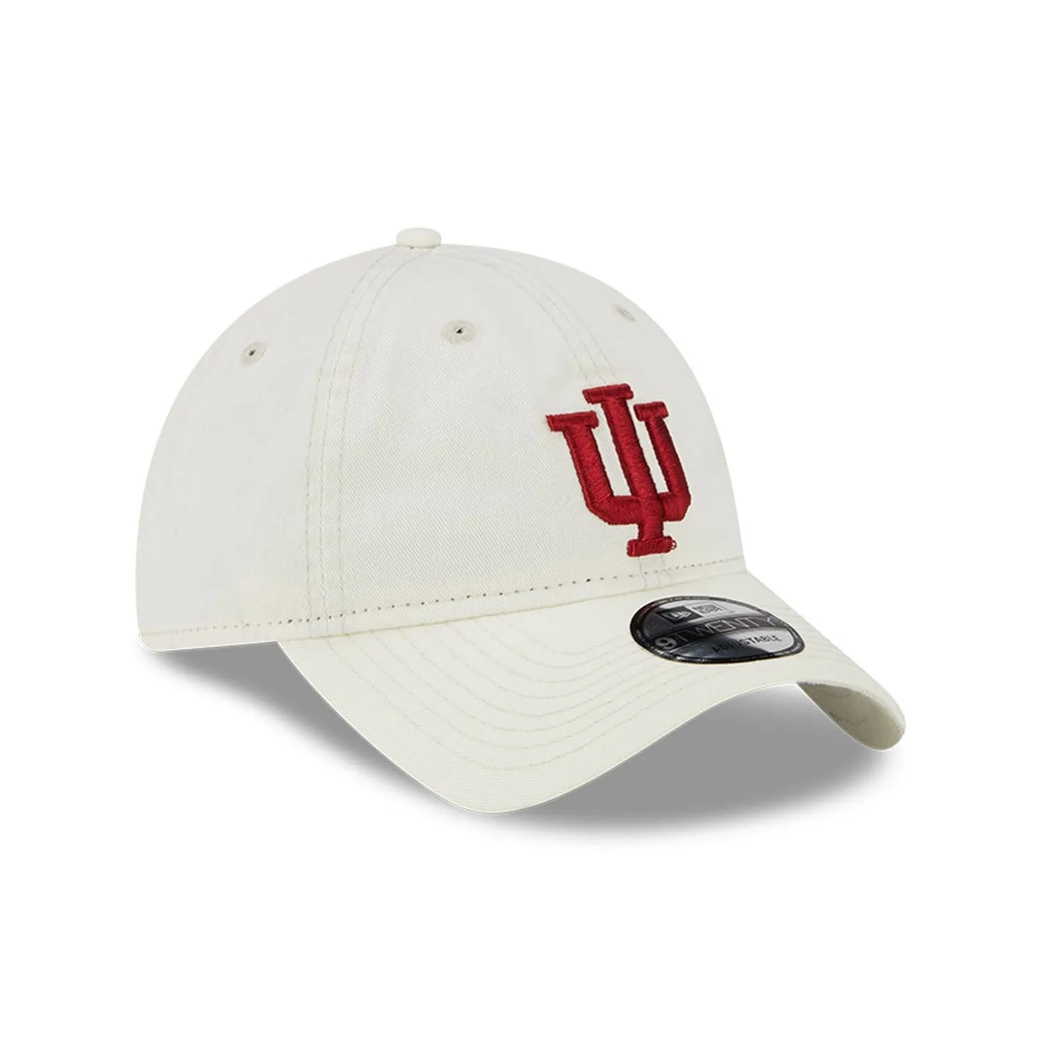 Indiana Hoosiers Primary Logo Core Classic Chrome White Adjustable Hat