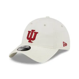 Indiana Hoosiers Primary Logo Core Classic Chrome White Adjustable Hat