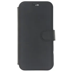 iPhone 13 Case, Leather Wallet Case, Color Black.