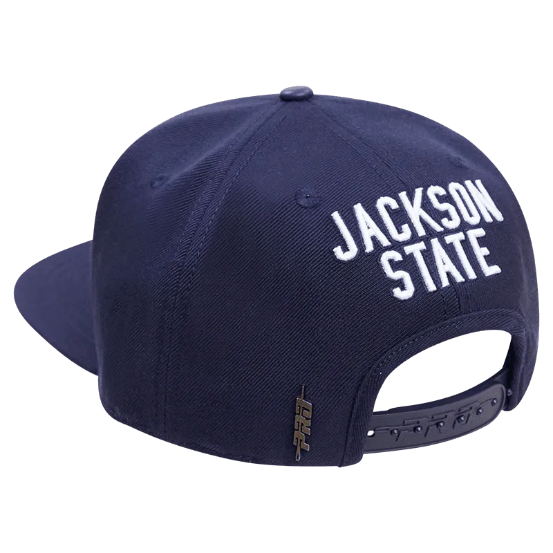 JACKSON STATE UNIVERSITY CLASSIC UNISEX WOOL SNAPBACK HAT (MIDNIGHT NAVY)