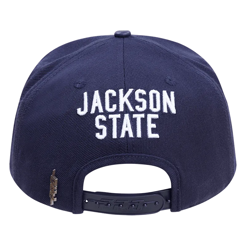 JACKSON STATE UNIVERSITY CLASSIC UNISEX WOOL SNAPBACK HAT (MIDNIGHT NAVY)