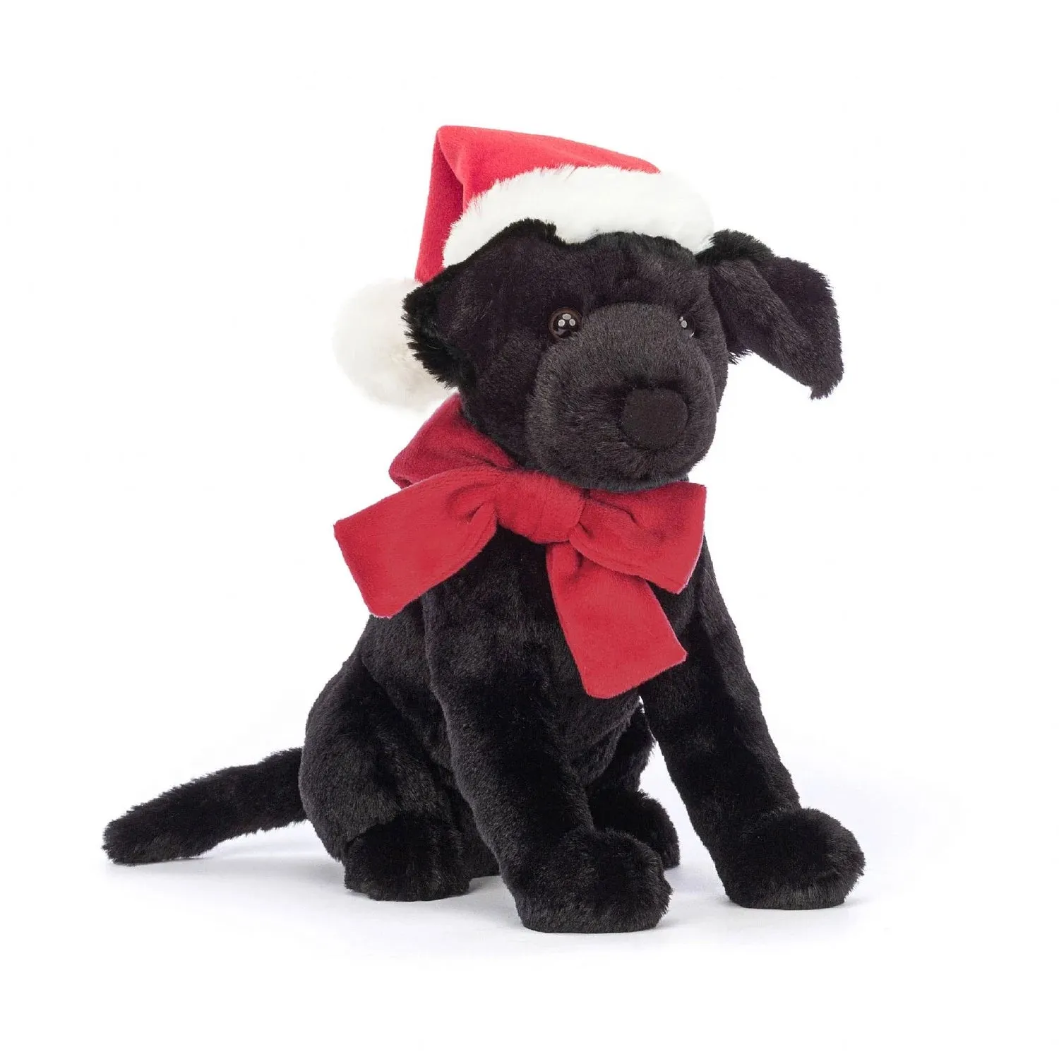 Jellycat, Winter Warmer Pippa Black Labrador