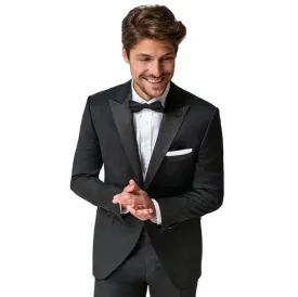 Modern Fit Tuxedo Jacket, Black