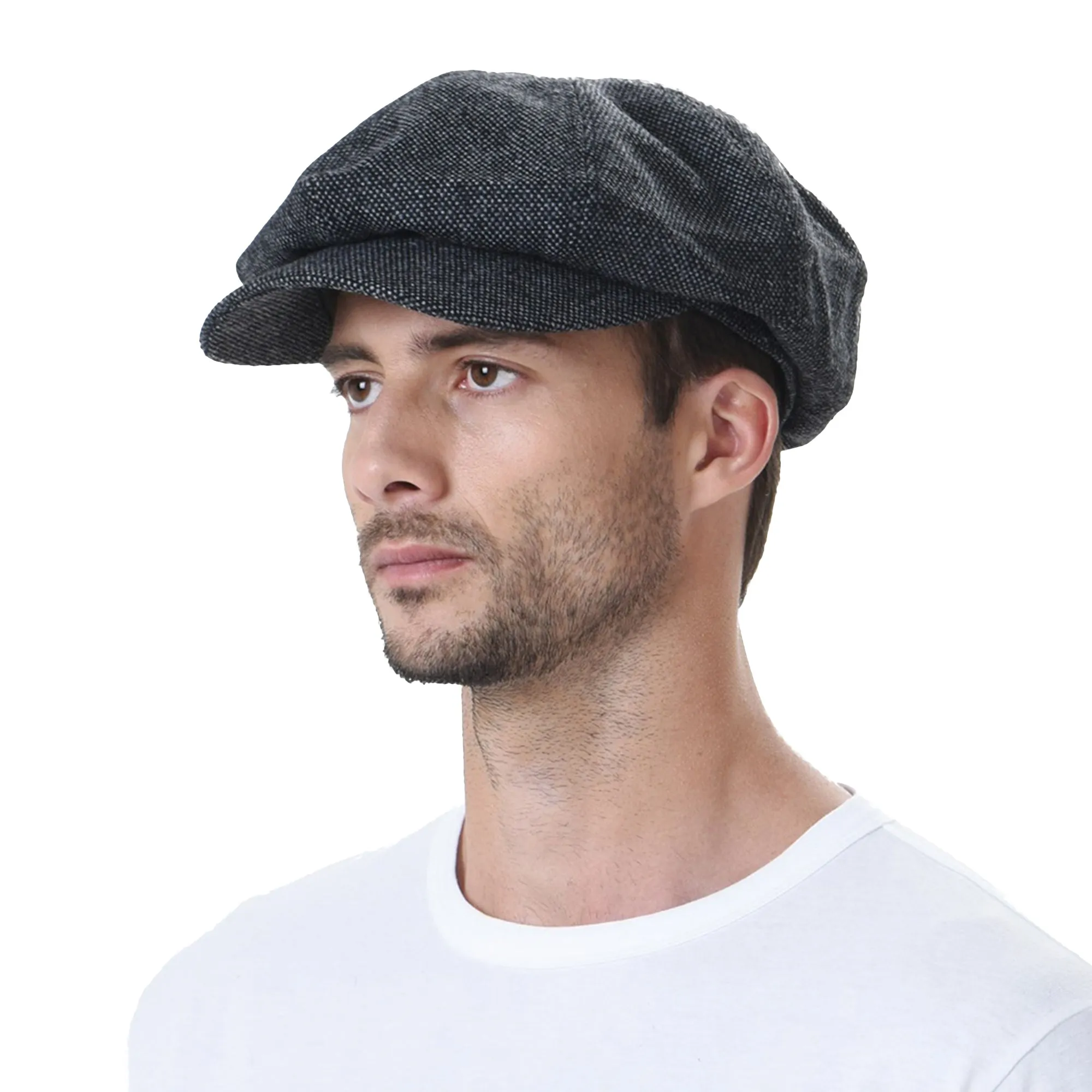 Newsboy Hat Wool Felt Simple Gatsby Ivy Cap SL3525