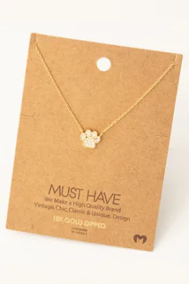 Paw Print Charm NEckless