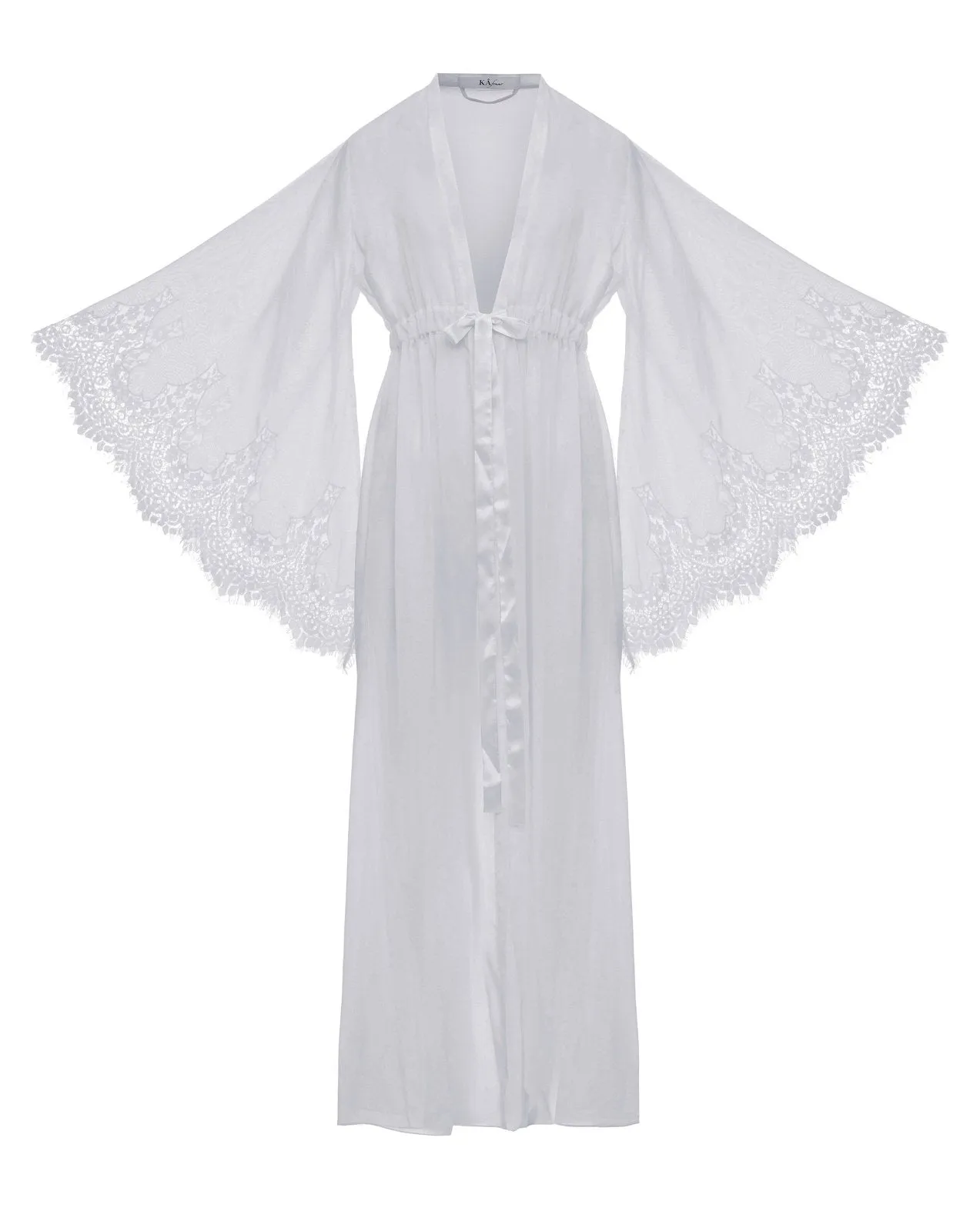 Sabina Elegant Bridal Sheer Robe