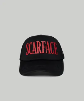 Scarface Print Trucker Hat - Black