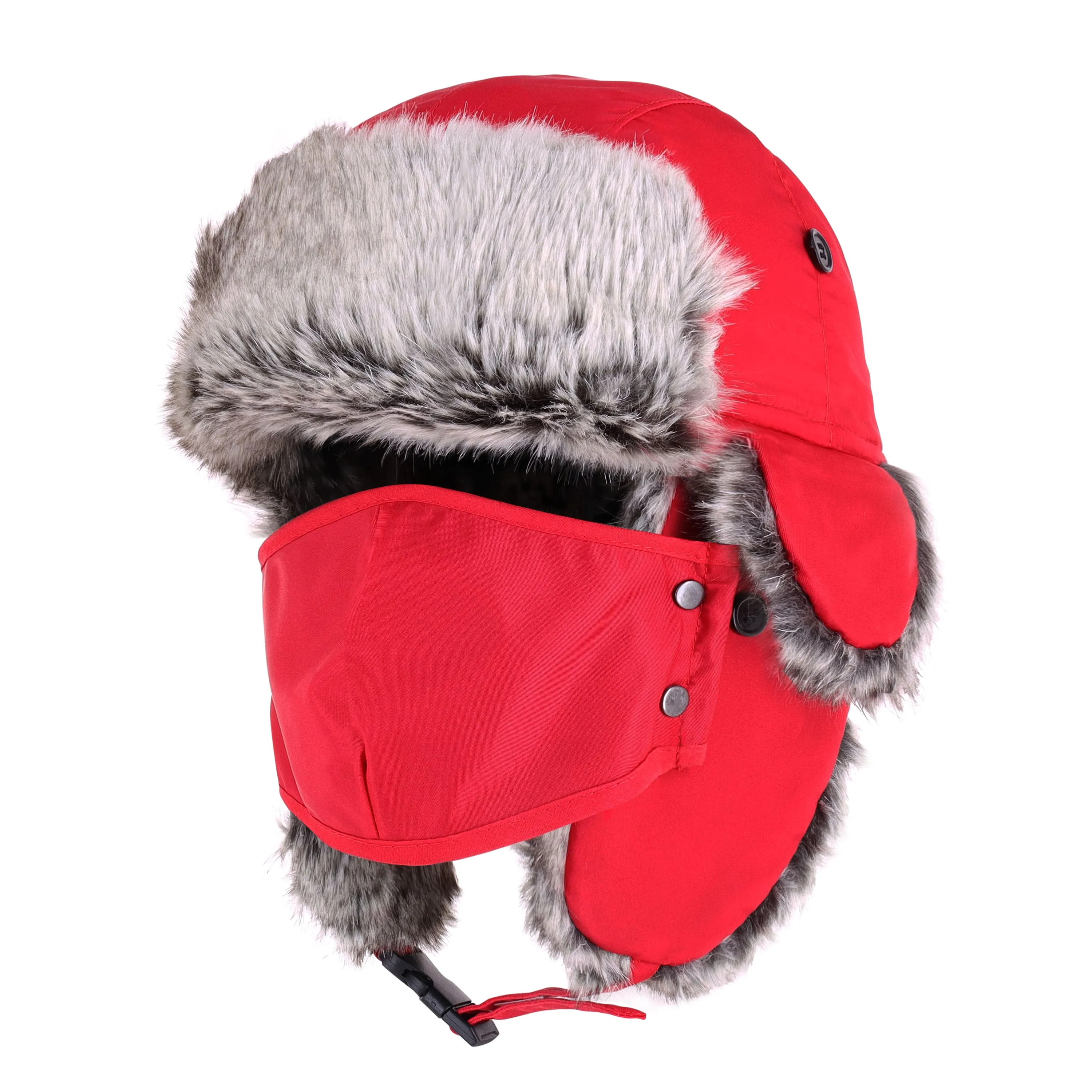 Winter Trapper Hat with Mask