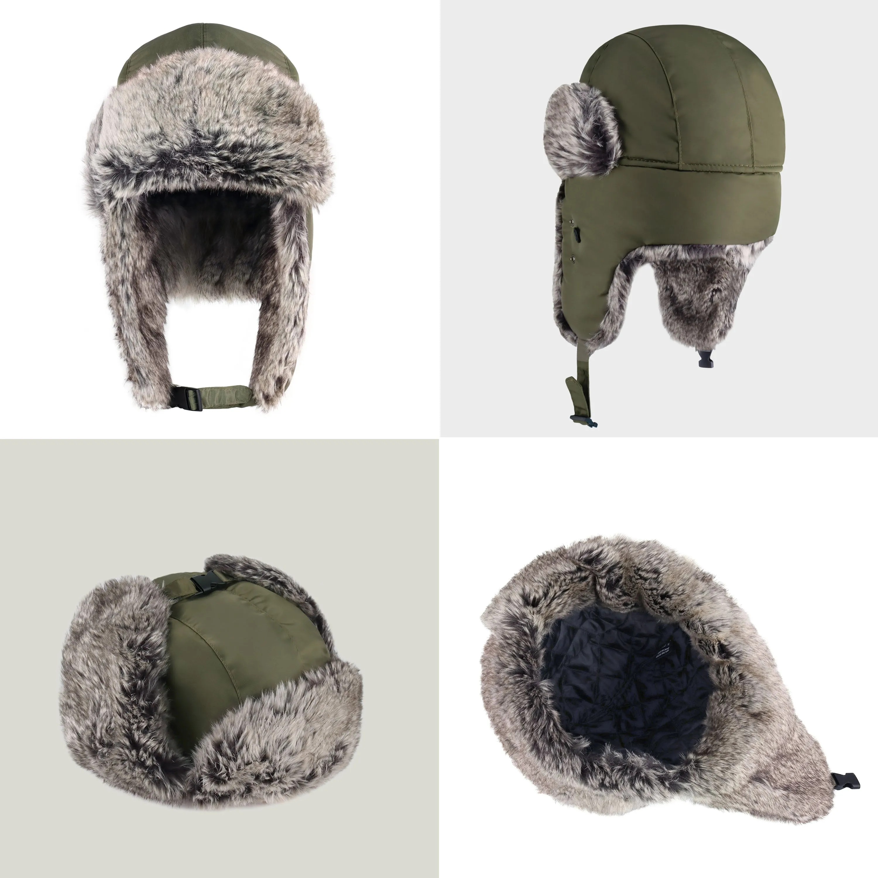 Winter Trapper Hat with Mask