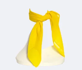 Yellow Chiffon Scarf